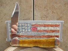 Case XX Antique Smooth Bone Mini CopperLock  (Lockback)