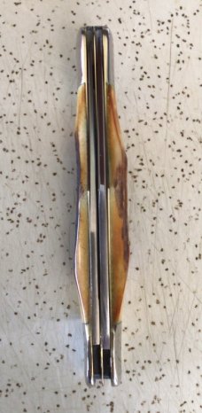 VINTAGE STAG CASE XX 5265 1977 BLUE SCROLL FOLDING HUNTER/POCKET KNIFE VINTAGE STAG CASE XX 5265 1977 BLUE SCROLL FOLDING HUNTER/POCKET KNIFE