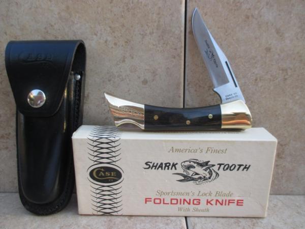 Case XX Shark Tooth Lockback Folding Hunter New Old Stock Case XX Shark Tooth Lockback Folding Hunter New Old Stock