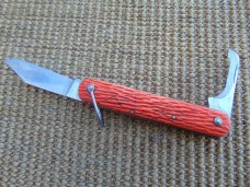 Schrade Walden New York USA Stainless Orange Paratrooper Switchblade Knife Schrade Walden New York USA Stainless Orange Paratrooper Switchblade Knife