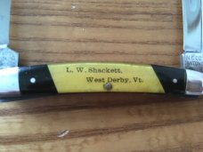 2 Congress Whittlers N.C.Co. Novelty Cutlery Co Canton, Ohio Vintage Pin Up Art