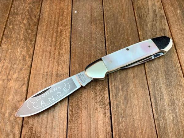A.G. Russell Mohawk Pearl Handled Canoe, 50 Years Old.