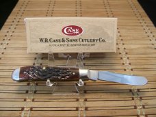 CASEXX 6207 MINI TRAPPER POCKET KNIFE CHESTNUT BROWN JIGGED BONE SCALES VINT. 1999 NEW MINT IN BOX CASEXX 6207 MINI TRAPPER POCKET KNIFE CHESTNUT BROWN JIGGED BONE SCALES VINT. 1999 NEW MINT IN BOX