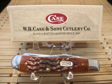 CASEXX 6207 MINI TRAPPER POCKET KNIFE CHESTNUT BROWN JIGGED BONE SCALES VINT. 1999 NEW MINT IN BOX CASEXX 6207 MINI TRAPPER POCKET KNIFE CHESTNUT BROWN JIGGED BONE SCALES VINT. 1999 NEW MINT IN BOX