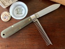 Great Eastern Cutlery Tidioute #152221 Urban Jack, OD Green Canvas Bone Handle, New (GEC 15) Great Eastern Cutlery Tidioute #152221 Urban Jack, OD Green Canvas Bone Handle, New (GEC 15)