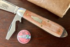Great Eastern Cutlery Tidioute #852221CL Crown Lifter, Natural Canvas Micarta Handle, New (GEC 85) Great Eastern Cutlery Tidioute #852221CL Crown Lifter, Natural Canvas Micarta Handle, New (GEC 85)