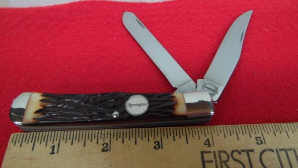 NEVER USED VERY NICE REMINGTON USA STAGLON TRAPPER FOUND STORED IN A BOX OF ODDITIES NEVER USED VERY NICE REMINGTON USA STAGLON TRAPPER FOUND STORED IN A BOX OF ODDITIES