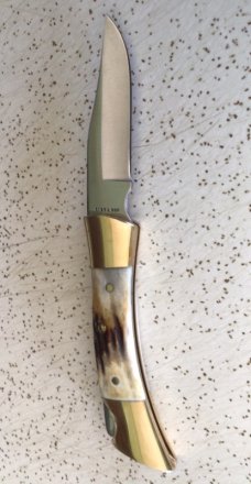 VINTAGE STAG CASE XX 1979 5197 L “SHARK TOOTH” LOCK BACK FOLDING HUNTING/POCKET KNIFE/NOS/“SWEET” VINTAGE STAG CASE XX 1979 5197 L “SHARK TOOTH” LOCK BACK FOLDING HUNTING/POCKET KNIFE/NOS/“SWEET”