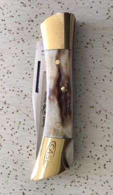 VINTAGE STAG CASE XX 1979 5197 L “SHARK TOOTH” LOCK BACK FOLDING HUNTING/POCKET KNIFE/NOS/“SWEET” VINTAGE STAG CASE XX 1979 5197 L “SHARK TOOTH” LOCK BACK FOLDING HUNTING/POCKET KNIFE/NOS/“SWEET”