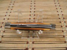 SCHRADE U.S.A. 832 STOCKMAN TRIPLE BLADE HIGH CARBON STEEL POCKET KNIFE IN ORIGINAL TUBE WITH PAPERS SCHRADE U.S.A. 832 STOCKMAN TRIPLE BLADE HIGH CARBON STEEL POCKET KNIFE IN ORIGINAL TUBE WITH PAPERS