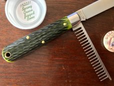 Great Eastern Cutlery Tidioute #152221 Urban Jack, Spring Green Jigged Bone Handle, New (GEC 15) 