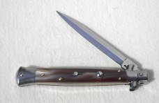 NEW 11" FRANK B. FRENCH BOVINE HORN ITALIAN STILETTO