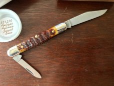 Great Eastern Cutlery Tidioute #331220 Conductor, Antique Autumn Jig Bone Handle, New (GEC 33) Great Eastern Cutlery Tidioute #331220 Conductor, Antique Autumn Jig Bone Handle, New (GEC 33)