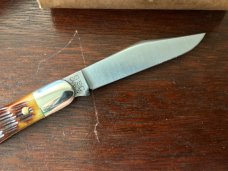 Great Eastern Cutlery Tidioute #331220 Conductor, Antique Autumn Jig Bone Handle, New (GEC 33) Great Eastern Cutlery Tidioute #331220 Conductor, Antique Autumn Jig Bone Handle, New (GEC 33)