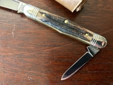 Great Eastern Cutlery Tidioute #331220 Conductor, Sambar Stag Handle, New (GEC 33) Great Eastern Cutlery Tidioute #331220 Conductor, Sambar Stag Handle, New (GEC 33)