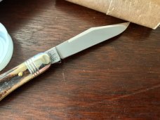 Great Eastern Cutlery Tidioute #331220 Conductor, Sambar Stag Handle, New (GEC 33) Great Eastern Cutlery Tidioute #331220 Conductor, Sambar Stag Handle, New (GEC 33)
