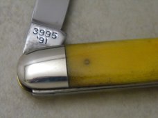 Winchester Trademark USA 1991 Smooth Yellow Bone 3995 Whittler Knife in Box Winchester Trademark USA 1991 Smooth Yellow Bone 3995 Whittler Knife in Box