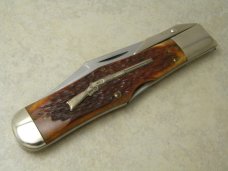 Winchester USA 1994 Bone 19109 1/2 Rifle Series Swing Guard Coke Bottle Lockback Knife in Box Winchester USA 1994 Bone 19109 1/2 Rifle Series Swing Guard Coke Bottle Lockback Knife in Box