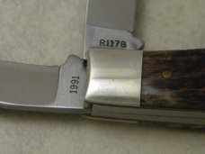 Remington UMC USA 1991 Genuine Bone R1178 Silver Bullet Trapper Knife in Box Remington UMC USA 1991 Genuine Bone R1178 Silver Bullet Trapper Knife in Box