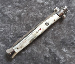 13" Kris with Horn Scales Made in Italy Mint!