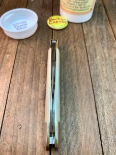 Great Eastern Cutlery Tidioute Pocket Carver 62 Smooth White Bone BD68 Great Eastern Cutlery Tidioute Pocket Carver 62 Smooth White Bone BD68