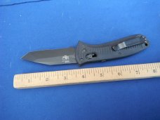 Discontinued Benchmade 5300SBK AUTO Presidio Tanto 3.44" Black Combo Blade, Aluminum Handles Box + Discontinued Benchmade 5300SBK AUTO Presidio Tanto 3.44" Black Combo Blade, Aluminum Handles Box +
