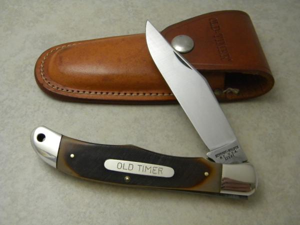 Schrade USA 125OT Delrin Linerlock Folding Hunter Knife & Pouch Schrade USA 125OT Delrin Linerlock Folding Hunter Knife & Pouch