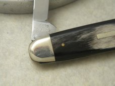 Vintage Gebr. Muller Kissing Crane Robt Klaas Solingen Germany Horn Pen Knife