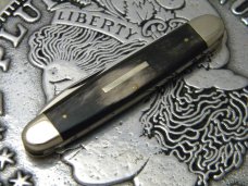 Vintage Gebr. Muller Kissing Crane Robt Klaas Solingen Germany Horn Pen Knife