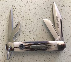 VINTAGE STAG REMINGTON USA R-4243 KEYSTONE BLADE ASSOC. CAMP BULLET KNIFE/NOS/“RARE,BIG & BEAUTIFUL VINTAGE STAG REMINGTON USA R-4243 KEYSTONE BLADE ASSOC. CAMP BULLET KNIFE/NOS/“RARE,BIG & BEAUTIFUL