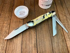 Great Eastern Cutlery Tidioute Stockyard Whittler Pattern 29 Grits Butter and Molasses Acrylic BD70