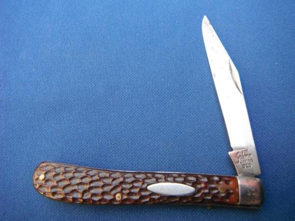 Vintage Sabre Japan 620 SLIMLINE TRAPPER Folding Pocket Knife 4" Red Bone Vintage Sabre Japan 620 SLIMLINE TRAPPER Folding Pocket Knife 4" Red Bone