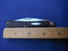 Vintage Sabre Japan 620 SLIMLINE TRAPPER Folding Pocket Knife 4" Red Bone Vintage Sabre Japan 620 SLIMLINE TRAPPER Folding Pocket Knife 4" Red Bone