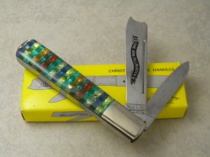 Parker Cut. Co.  Japan Christmas Tree One Arm Pillbuster Razor Barlow Knife in Box