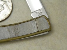 Buck 529 USA BuckSkin Folding Lockback Knife 