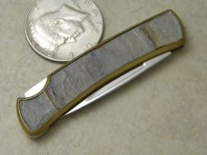 Buck 529 USA BuckSkin Folding Lockback Knife 