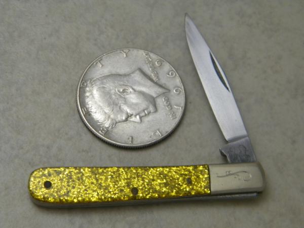 Fight'n Rooster Germany Gold Flake Mini Jack Knife