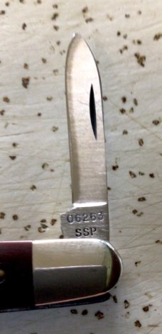 VINTAGE CASE XX 1983 06263 TESTED XX RAZOR EDGE EISENHOWER POCKET KNIFE/ BEAUTIFUL KNIFE 