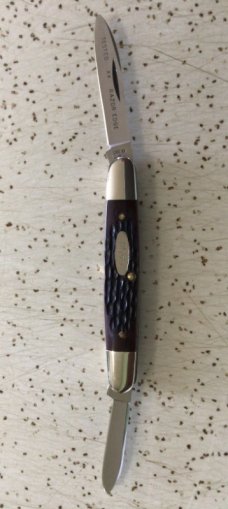VINTAGE CASE XX 1983 06263 TESTED XX RAZOR EDGE EISENHOWER POCKET KNIFE/ BEAUTIFUL KNIFE 