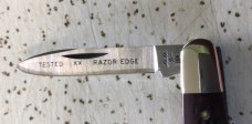 VINTAGE CASE XX 1983 06263 TESTED XX RAZOR EDGE EISENHOWER POCKET KNIFE/ BEAUTIFUL KNIFE 