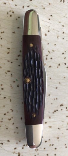 VINTAGE CASE XX 1983 06263 TESTED XX RAZOR EDGE EISENHOWER POCKET KNIFE/ BEAUTIFUL KNIFE 