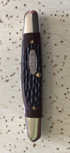 VINTAGE CASE XX 1983 06263 TESTED XX RAZOR EDGE EISENHOWER POCKET KNIFE/ BEAUTIFUL KNIFE 