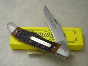 Remington 1990 Shotgun Commemorative Delrin R870 Folding Hunter Knife in Box