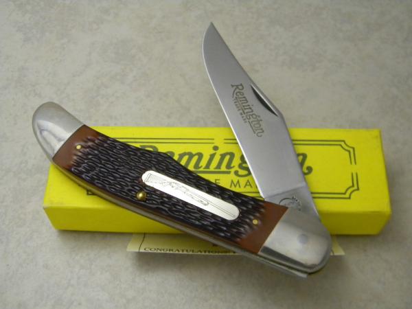 Remington 1990 Shotgun Commemorative Delrin R870 Folding Hunter Knife in Box Remington 1990 Shotgun Commemorative Delrin R870 Folding Hunter Knife in Box