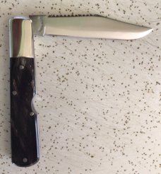 TUNA VALLEY CUTLERY CO 2014 INDIAN BUFFALO HORN FISH SCALER/BARLOW STYLE KNIFE/NOS/1 of A KIND/“MINT TUNA VALLEY CUTLERY CO 2014 INDIAN BUFFALO HORN FISH SCALER/BARLOW STYLE KNIFE/NOS/1 of A KIND/“MINT