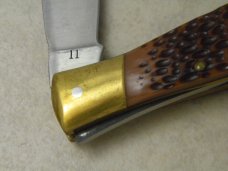 Camillus NY USA # 11 Delrin 14kt Gold Plated American Wildlife Lockback Knife NIB