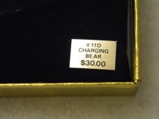 Camillus NY USA # 11 Delrin 14kt Gold Plated American Wildlife Lockback Knife NIB