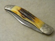 Case XX Stainless USA 1976 Stag 5165 Scrolled The American Spirit Bicentennial Folding Hunter Knife Case XX Stainless USA 1976 Stag 5165 Scrolled The American Spirit Bicentennial Folding Hunter Knife