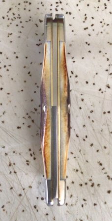 VINTAGE STAG CASE XX 5208 1980 75th ANNIVERSARY HALF WHITTLER POCKET KNIFE/ BEAUTIFUL PIECE VINTAGE STAG CASE XX 5208 1980 75th ANNIVERSARY HALF WHITTLER POCKET KNIFE/ BEAUTIFUL PIECE
