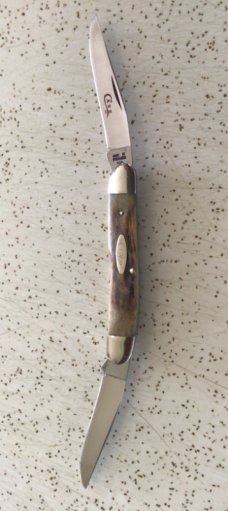 VINTAGE CASE XX RED LETTER 1978 GENUINE STAG MUSKRAT POCKET KNIFE VINTAGE CASE XX RED LETTER 1978 GENUINE STAG MUSKRAT POCKET KNIFE